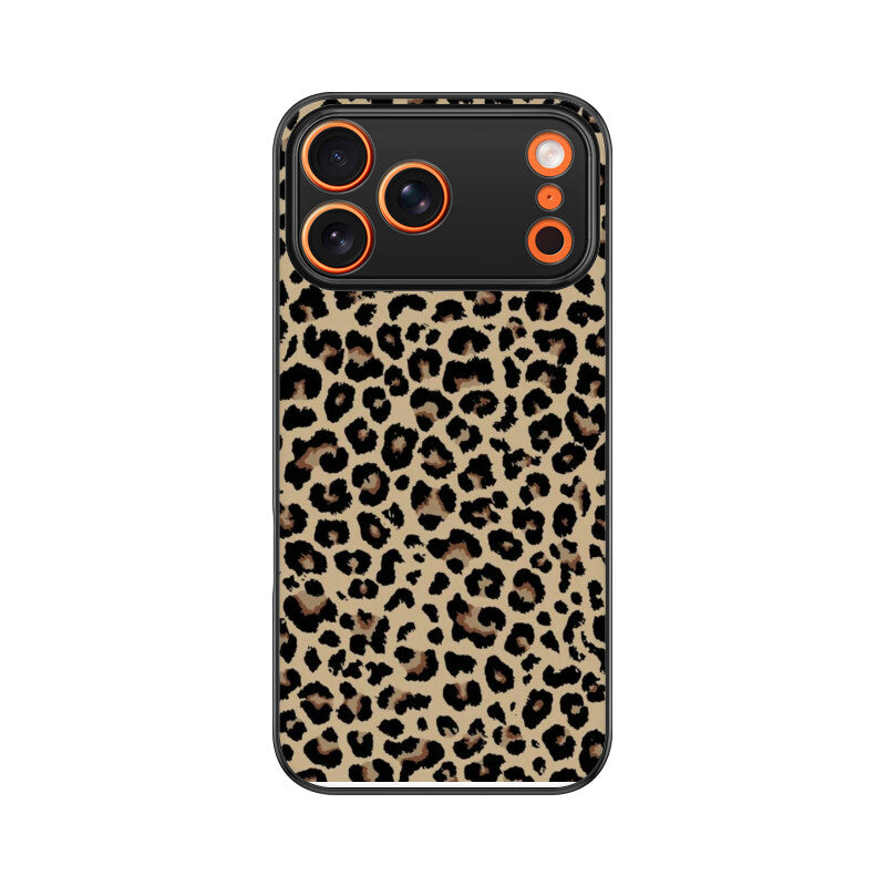 Classic Leopard Animal Print Glass Case