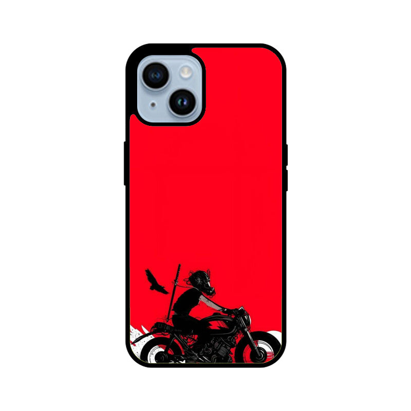 Scarlet Rider Silhouette Glass Case for iPhone