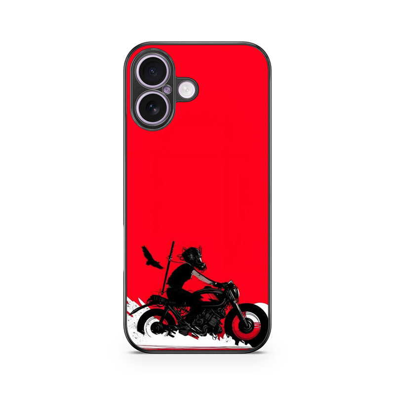 Scarlet Rider Silhouette Glass Case for iPhone