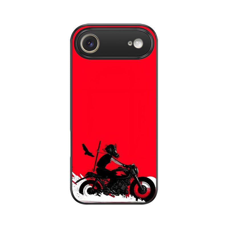 Scarlet Rider Silhouette Glass Case for iPhone