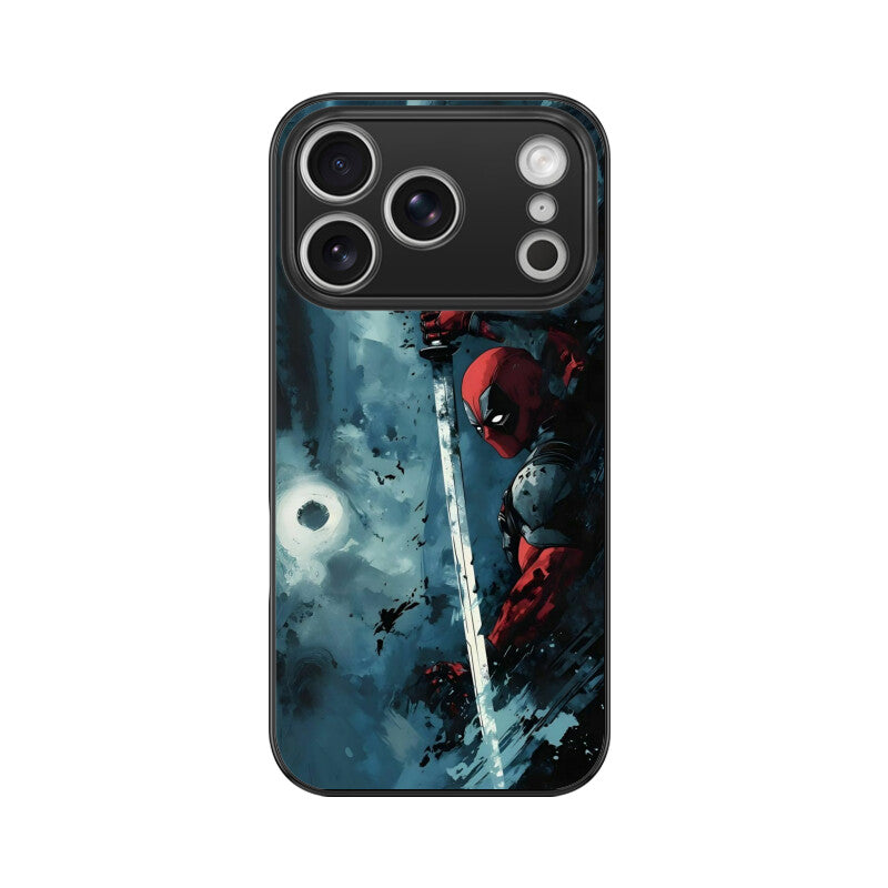 Crimson Ronin Glass Case for iPhone