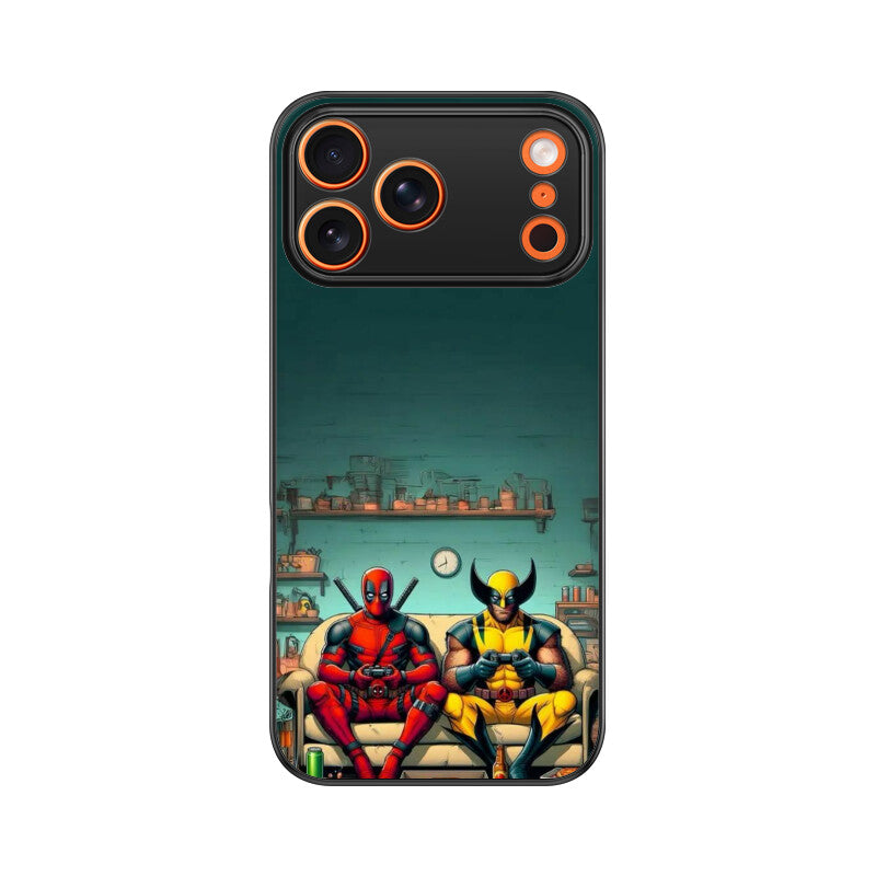 Hero Hangout Glass Case for iPhone