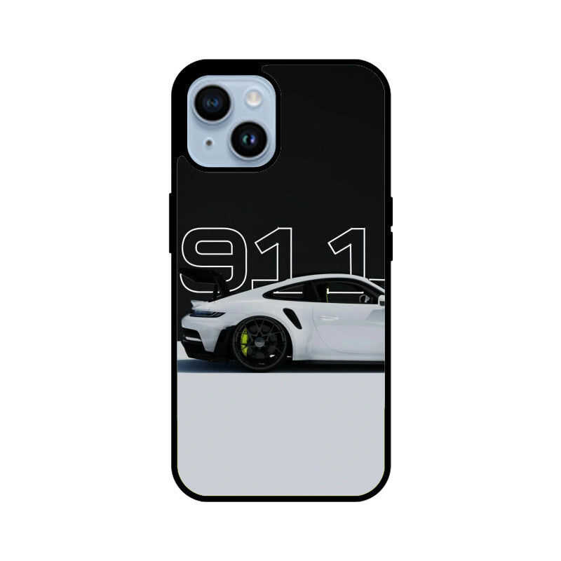 Noir 911 Velocity Glass Case for Apple iPhone