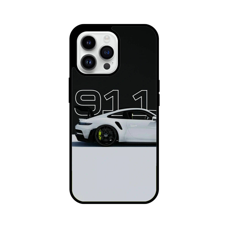 Noir 911 Velocity Glass Case for Apple iPhone