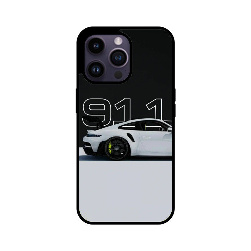 Noir 911 Velocity Glass Case for Apple iPhone