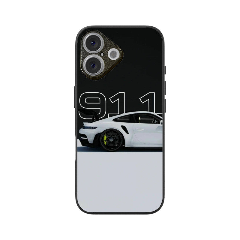Noir 911 Velocity Glass Case for Apple iPhone