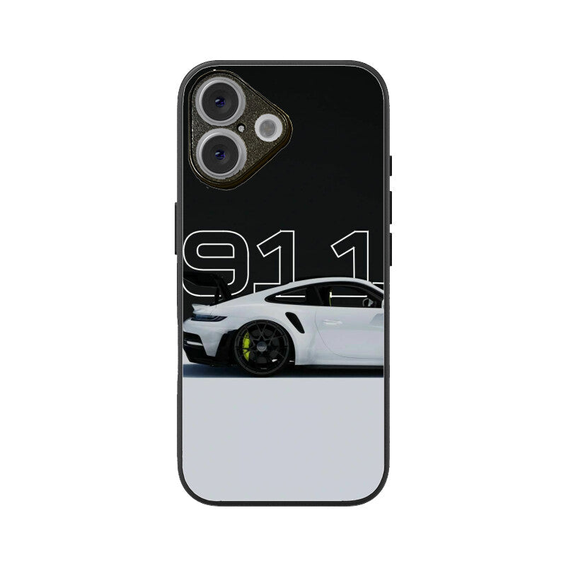 Noir 911 Velocity Glass Case for Apple iPhone