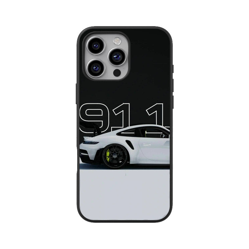 Noir 911 Velocity Glass Case for Apple iPhone