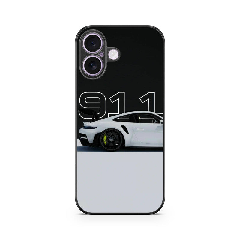 Noir 911 Velocity Glass Case for Apple iPhone