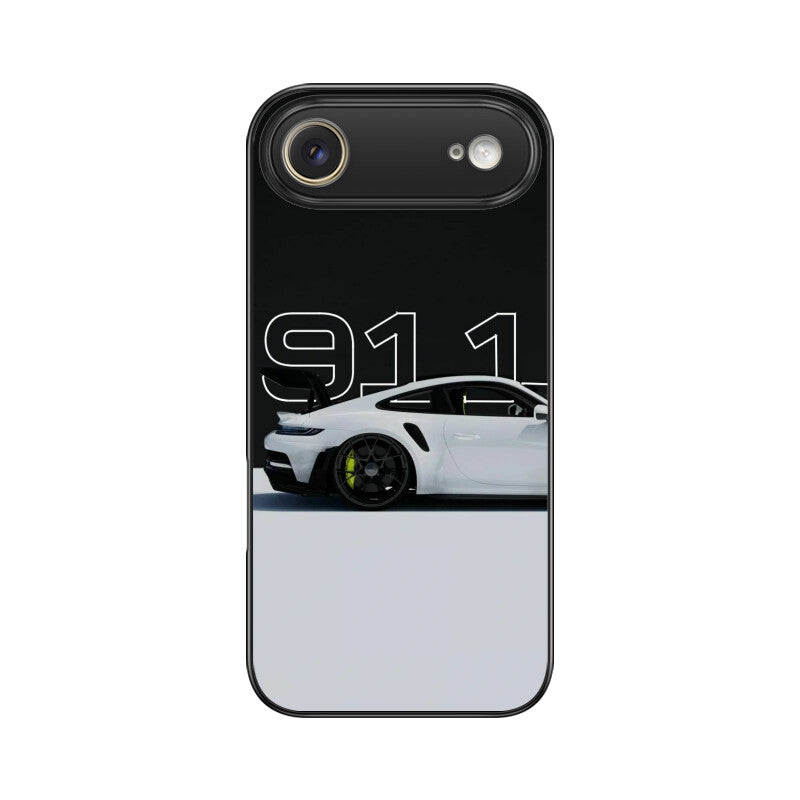 Noir 911 Velocity Glass Case for Apple iPhone