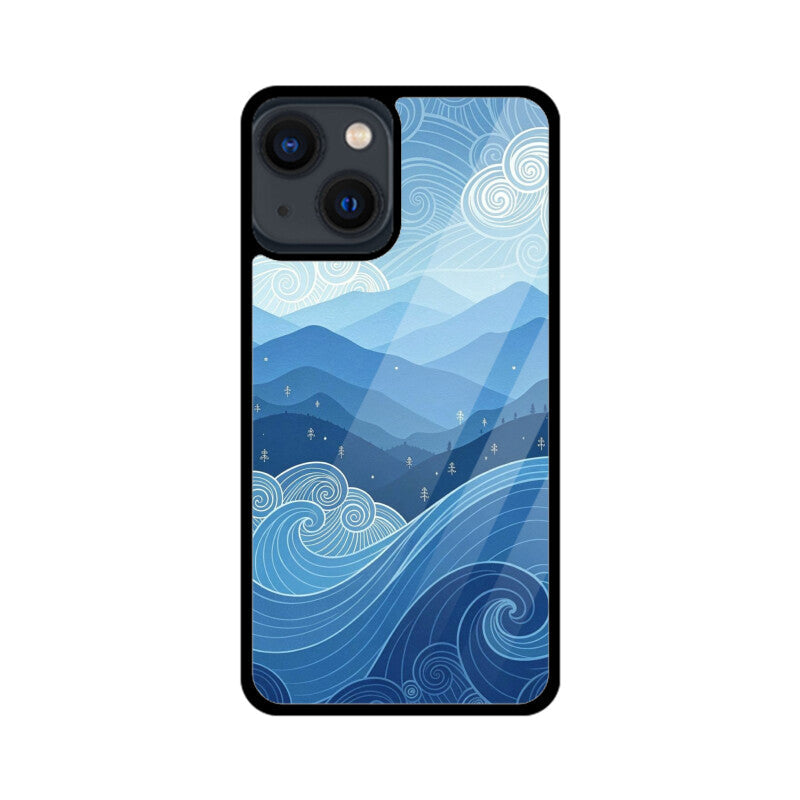 Azure Tides Horizon Glass Case for Apple iPhone
