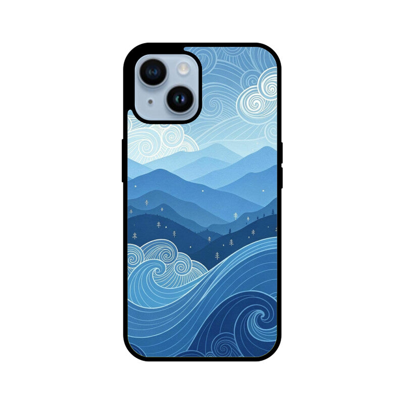 Azure Tides Horizon Glass Case for Apple iPhone