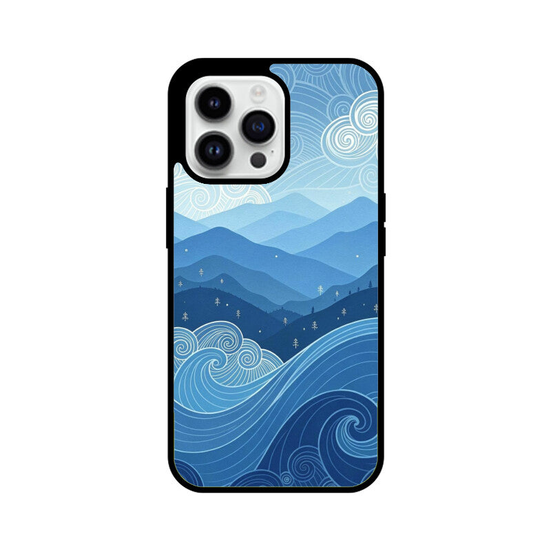 Azure Tides Horizon Glass Case for Apple iPhone
