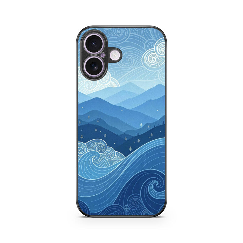 Azure Tides Horizon Glass Case for Apple iPhone