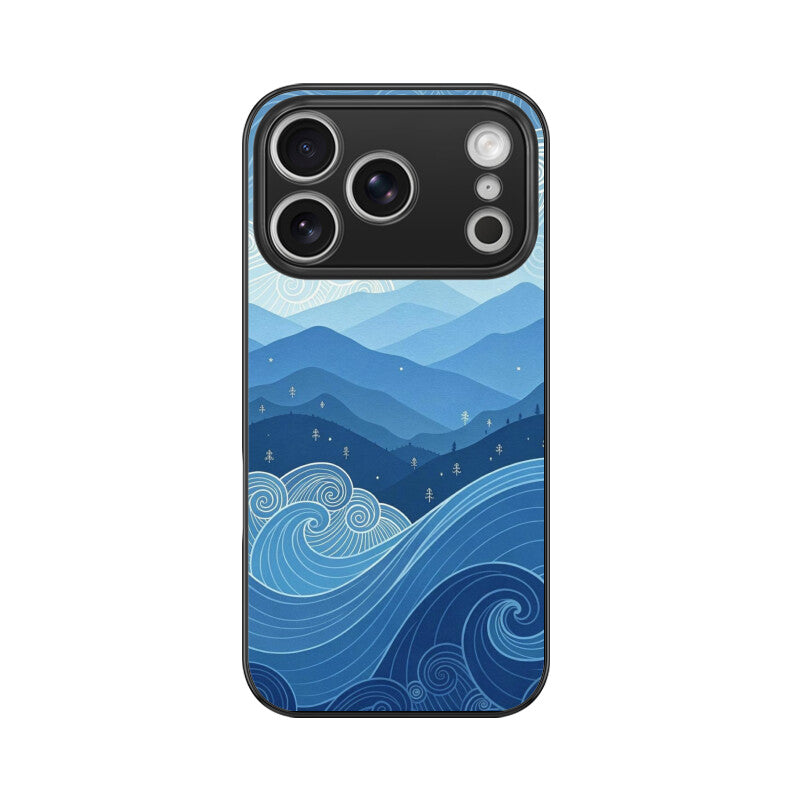 Azure Tides Horizon Glass Case for Apple iPhone
