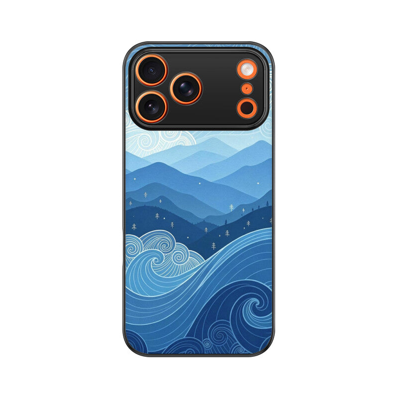 Azure Tides Horizon Glass Case for Apple iPhone