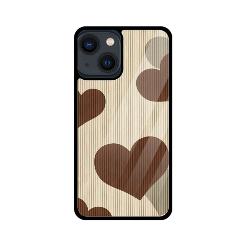 Mocha Love Glass Case for iPhone