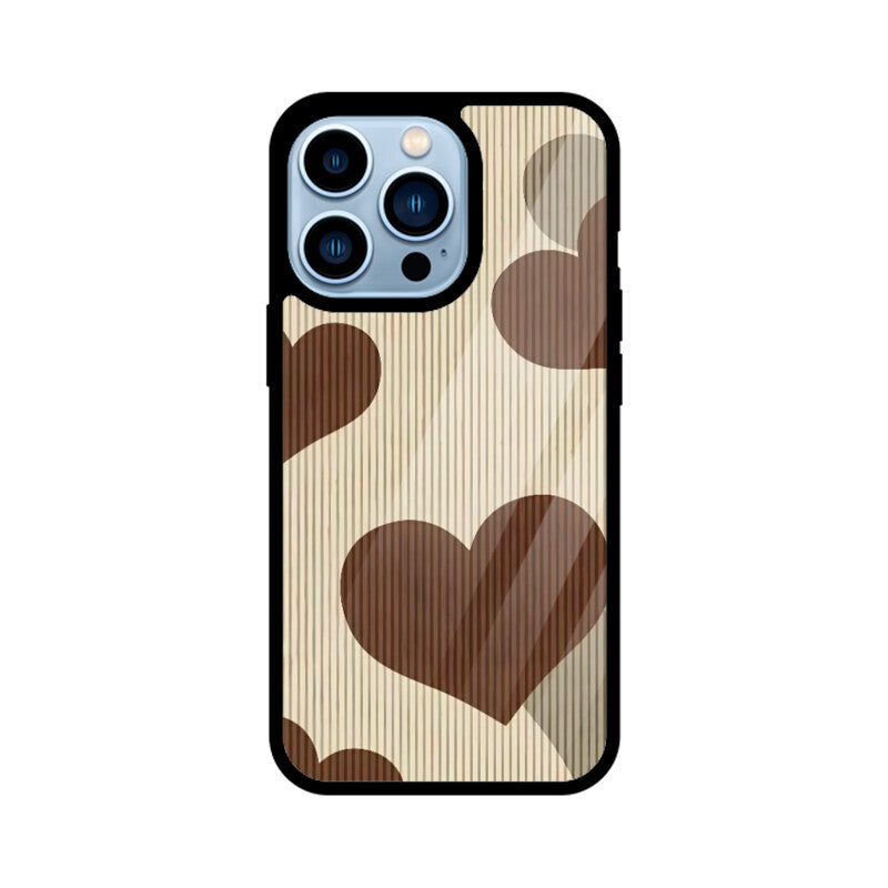 Mocha Love Glass Case for iPhone