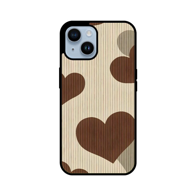 Mocha Love Glass Case for iPhone