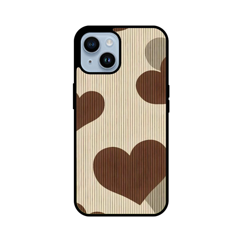 Mocha Love Glass Case for iPhone
