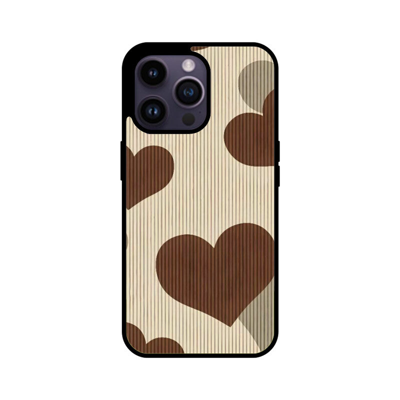 Mocha Love Glass Case for iPhone