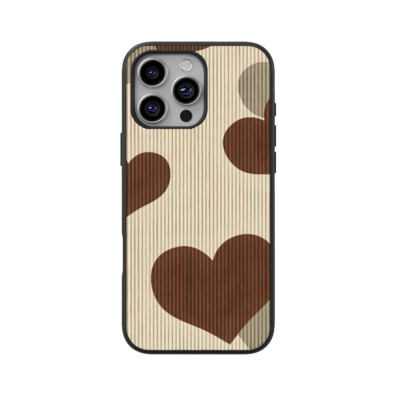 Mocha Love Glass Case for iPhone