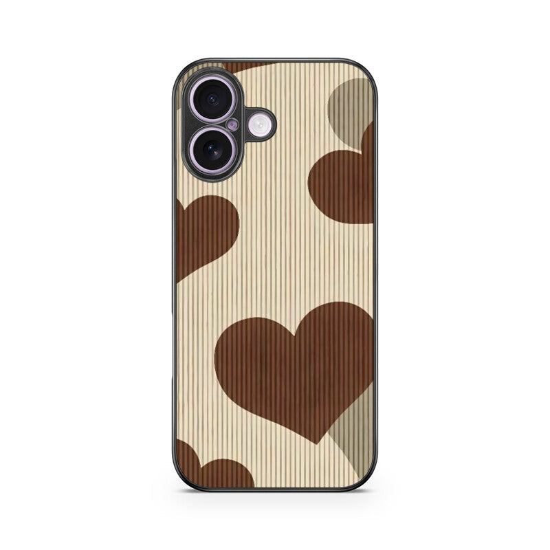 Mocha Love Glass Case for iPhone