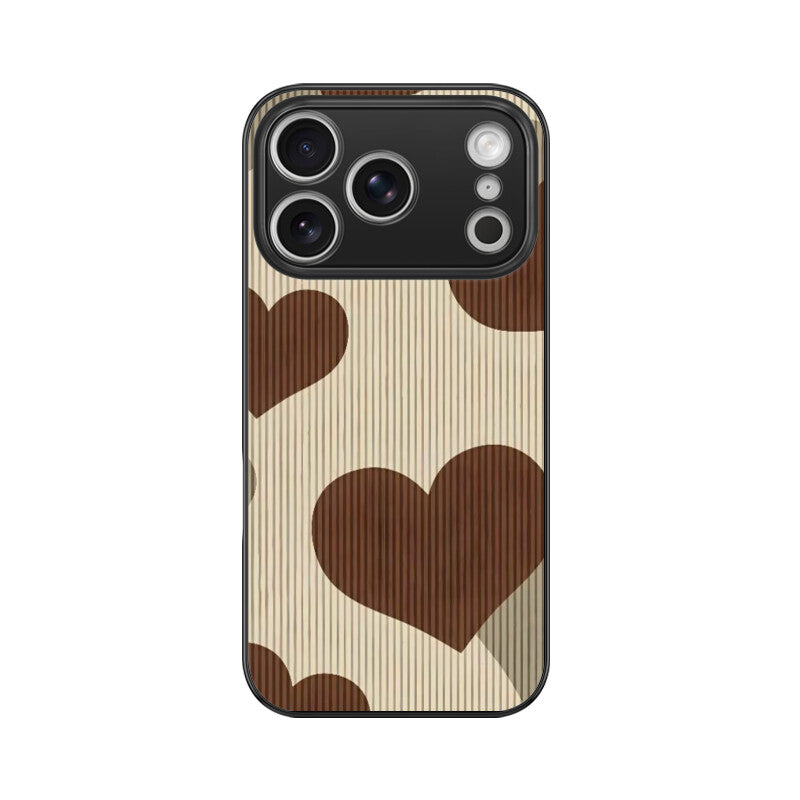 Mocha Love Glass Case for iPhone