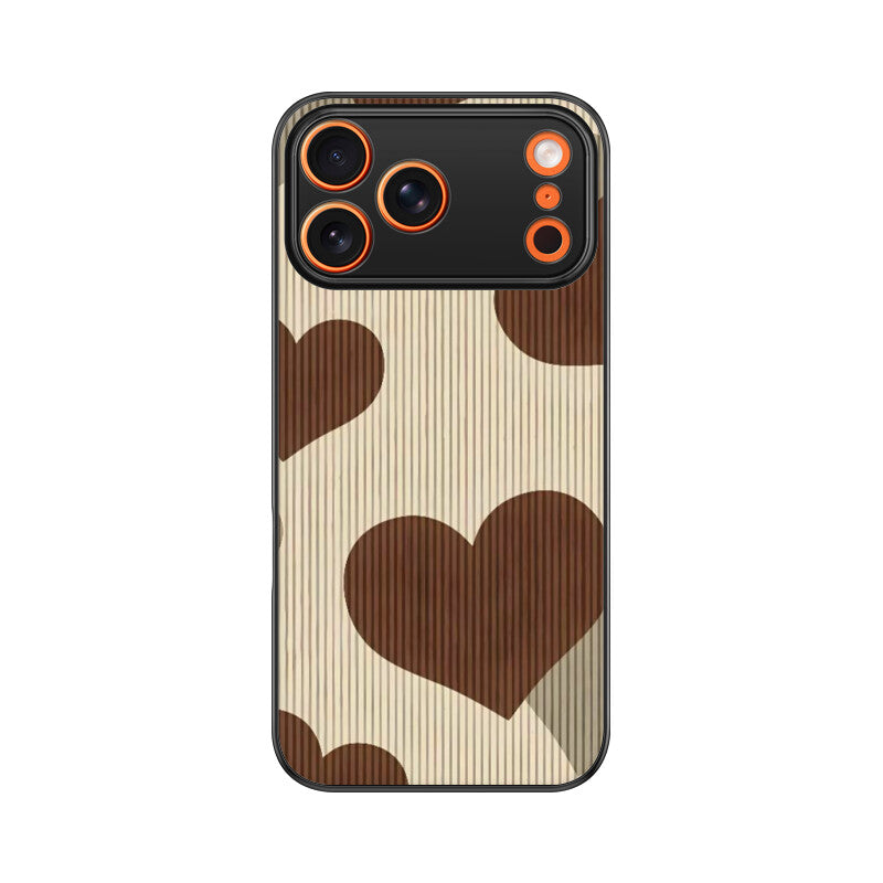 Mocha Love Glass Case for iPhone