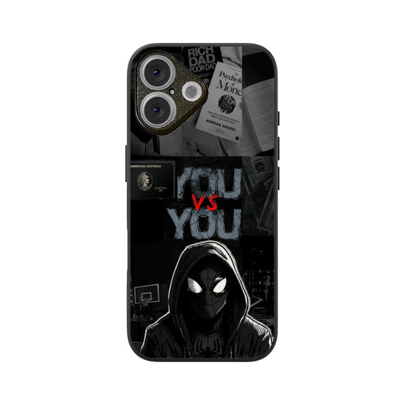 Shadow Hustle Glass Case for iPhone