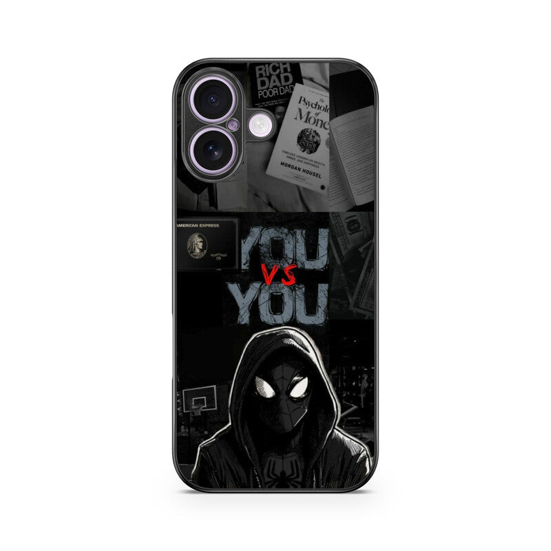 Shadow Hustle Glass Case for iPhone