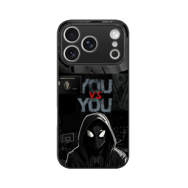 Shadow Hustle Glass Case for iPhone