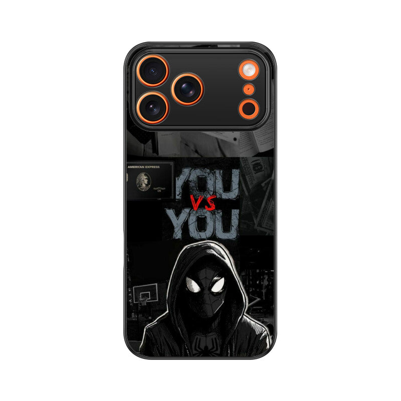 Shadow Hustle Glass Case for iPhone