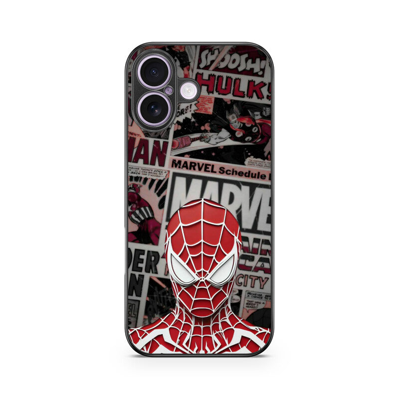 Scarlet Comic Legend iPhone Glass Case