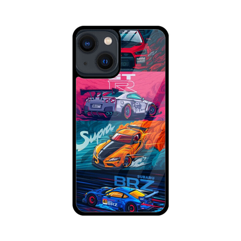 Street Legends JDM Glass Case for Apple iPhone