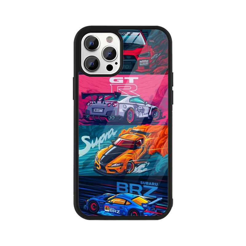 Street Legends JDM Glass Case for Apple iPhone