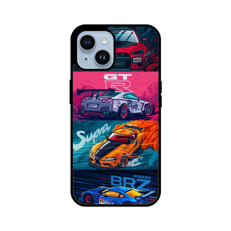 Street Legends JDM Glass Case for Apple iPhone