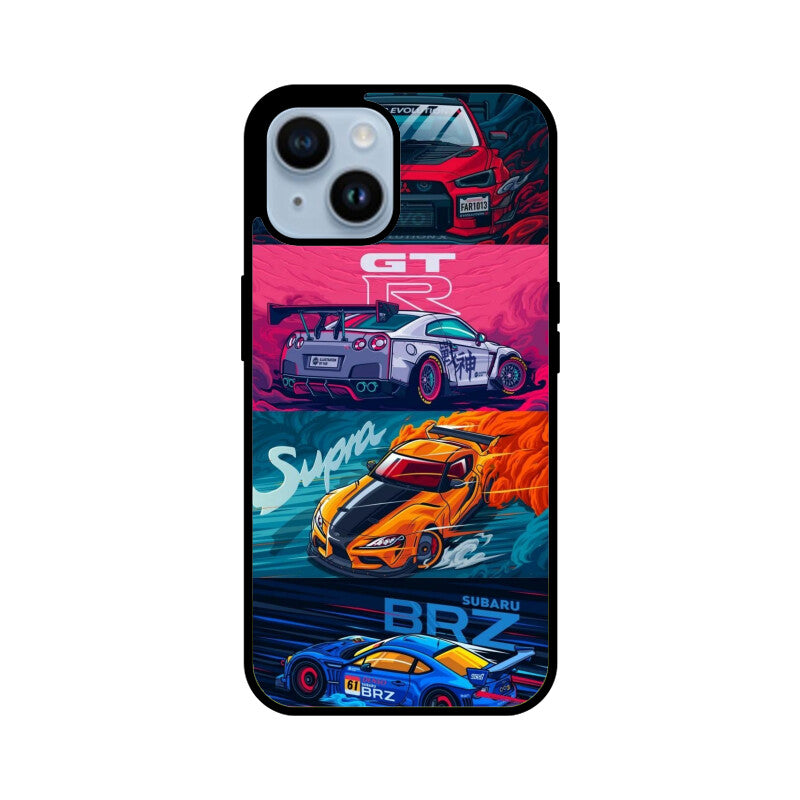 Street Legends JDM Glass Case for Apple iPhone