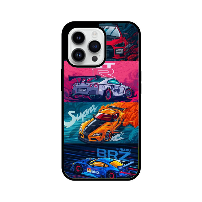 Street Legends JDM Glass Case for Apple iPhone