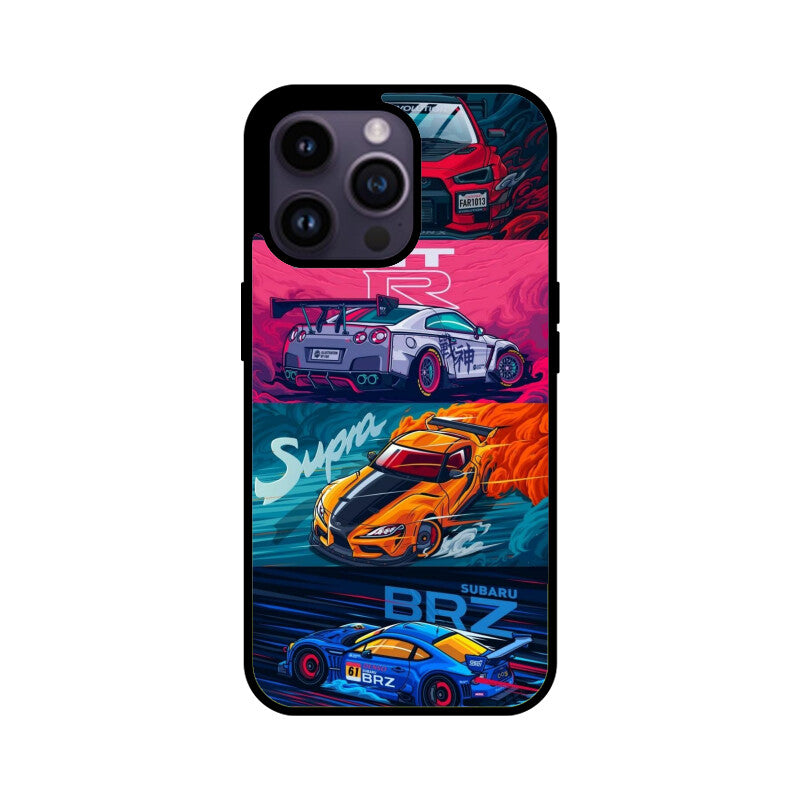 Street Legends JDM Glass Case for Apple iPhone