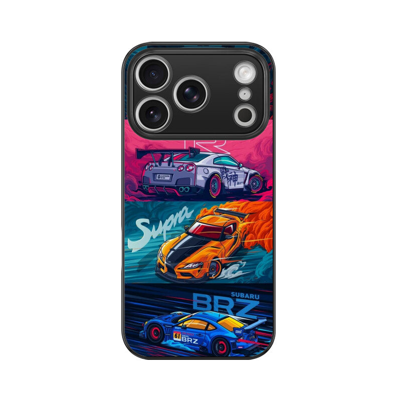 Street Legends JDM Glass Case for Apple iPhone