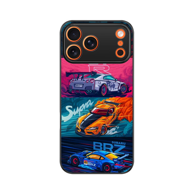 Street Legends JDM Glass Case for Apple iPhone